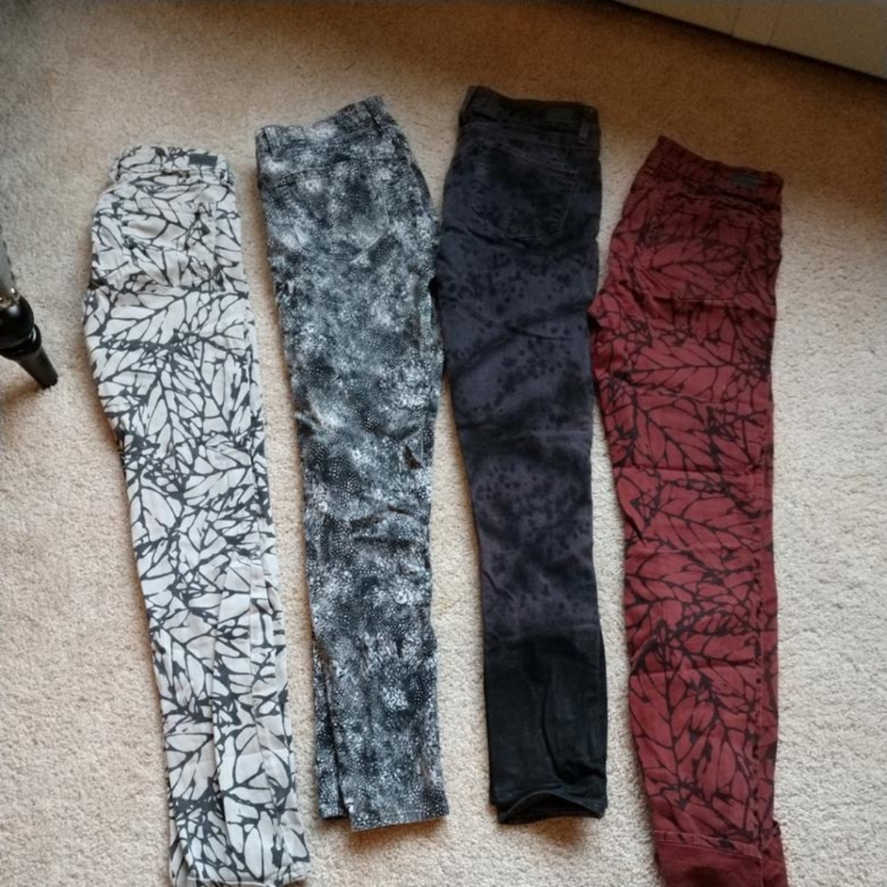 4 pairs of Paige Jeans